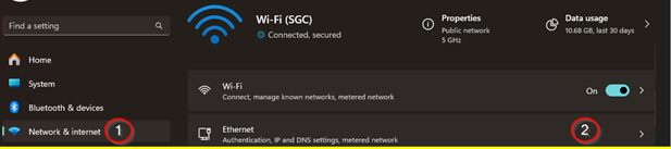 Network Settings Windows 11