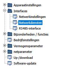 KACO blueplanet 50.0/60.0 Interface menu